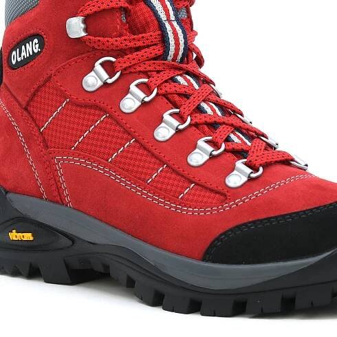 detail OLANG Tarvisio 815 dámský outdoor kotník červený AKCE