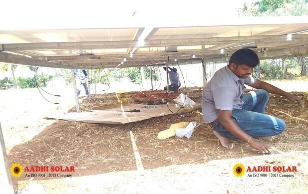 Aadhi Solar Power Plant On Grid