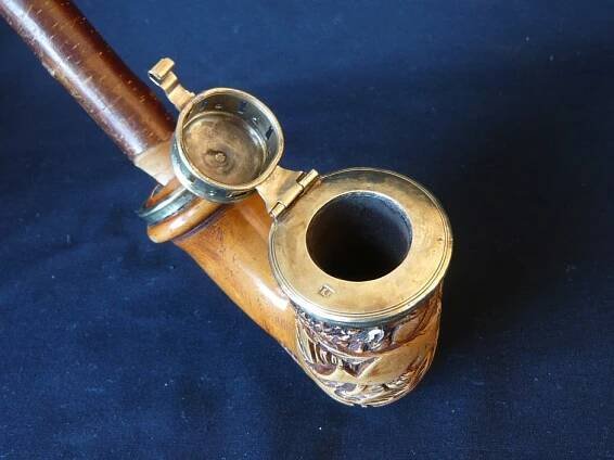Old Snuffbox - Antique Massa-Meerschaum 