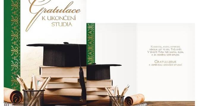 Promoce - přání k ukončení studia