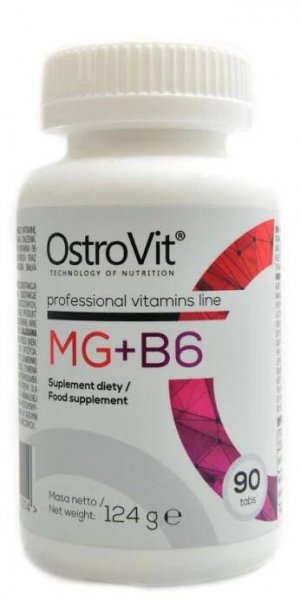 OstroVit MG + B6 90 tablet magnesium s vitamínem B6 | NAMAKANEJ.cz