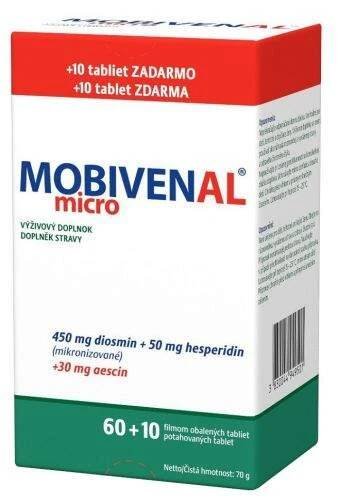PharmaSwiss Česká republika s.r.o. Mobivenal Micro 60+10 tablet