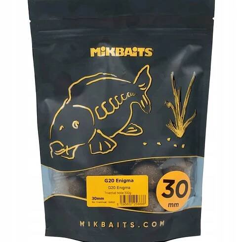Kaprové proteinové kuličky Mikbaits Gangster Boilies G20 Enigma 30 mm 300 g