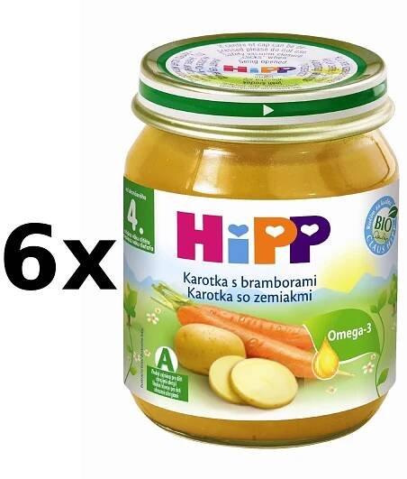HiPP Bio Karotka s brambory 6 x 125 g