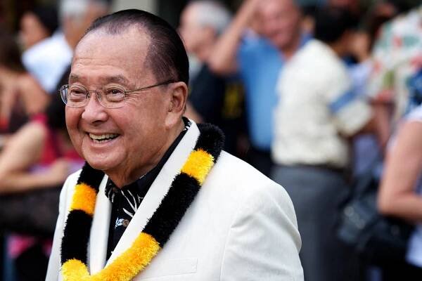 Senator Inouye Portrait – McKinley Lei