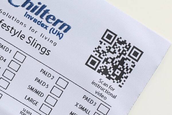 Woven Bar Code, QR Code & Sequential Numbering Labels