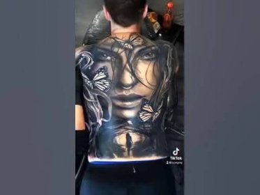 Full Back Tattoo, Back Tattoo, Best Back Tattoo, Amazing Tattoo (Done By Artist: LuceGrey) #shorts