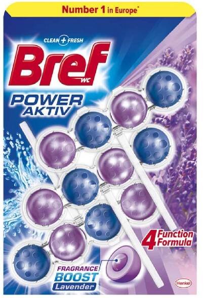 Bref WC kuličky blok 3x50g mix vůní