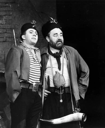 Miroslav Horníček, Jan Werich - Balada z hadrů - Z filmu