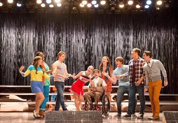 Glee - Bez elektřiny - Z filmu - Jenna Ushkowitz, Alex Newell, Chord Overstreet, Becca Tobin, Kevin McHale, Melissa Benoist, Blake Jenner, Jacob Artist, Darren Criss