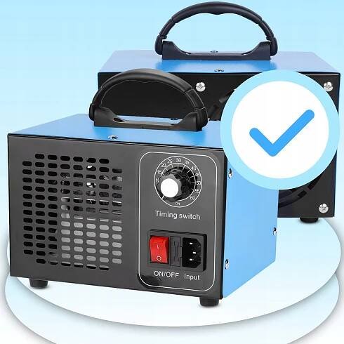 OZONÁTOR GENERÁTOR OZONU ČISTIČKA VZDUCHU VÝKONNÝ ČASOVAČ 120W 32 G/H Váha výrobku včetně jednotkového obalu 1.8 kg