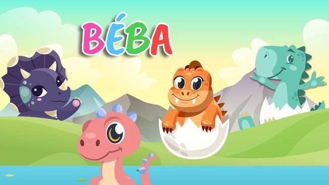 BÉBA - 10 MALÝCH DINOSAURŮ / Počítání do 10 / Písnička pro děti