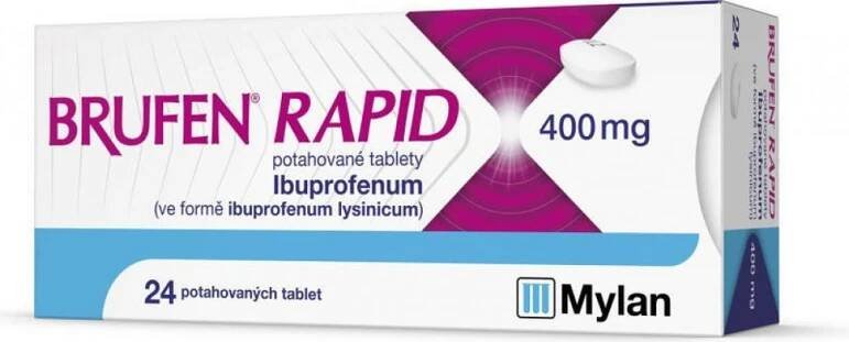 BRUFEN RAPID POR 400MG TBL FLM 24 I