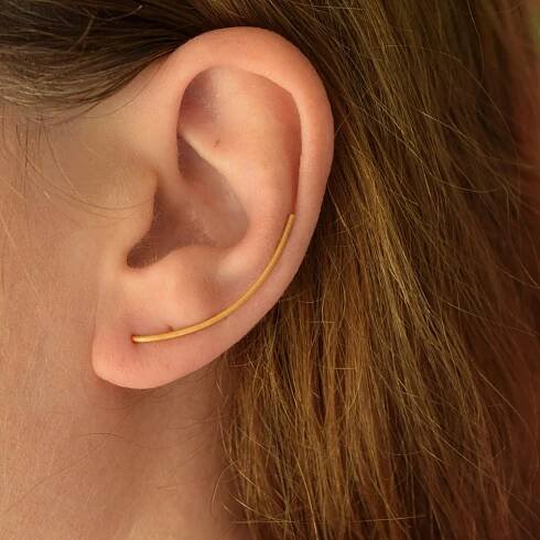 Palidou | Arc wire ear climber silver 925
