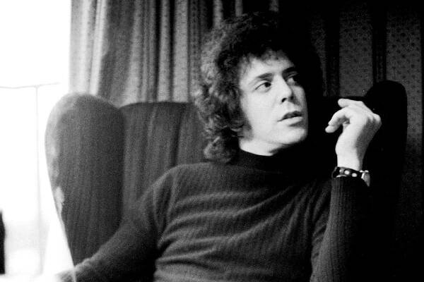 Lou Reed in London in 1972