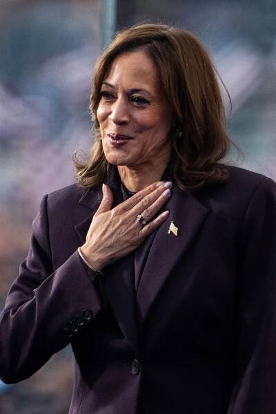Kamala Harris’s Concession Crowd, Dressed in Pink, Camo and American Flags, Told a Story Words Can’t Capture