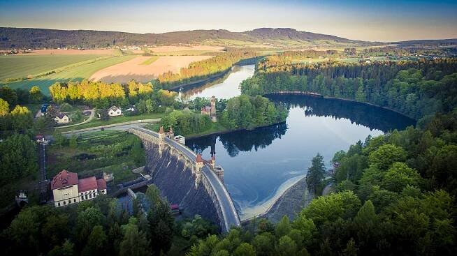 Galerie - Přehrada Les Království, bývalá samota Tešnov