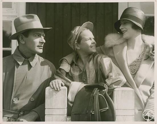 Edvin Adolphson, Lennart Wallén, Margita Alfvén - Janssons frestelse - Z filmu