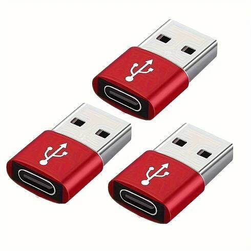USB C Female To USB A Male Adapter, Type C To USB A Charger Cable Converter For * *, MacBook, iPhone 11 12 13 14 Pro Max, iPad Mini 6,.
