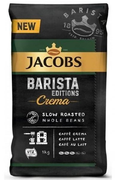 Jacobs Barista Crema zrnková káva 1kg | kavakafe.cz | Káva a kafe pro všechny