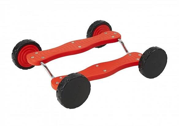 Pedalové Go Go Bus vozítko GONGE pro 2 děti - bez madel nácvik spolupráce