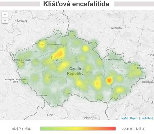 Klíšťata řádí! MAPA míst, kde je nebezpečí nákazy největší!