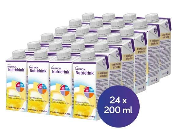 Nutridrink s příchutí vanilkovou por.sol.24x200ml