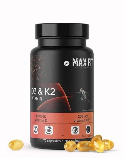 Vitamín D3K2 - Synergia pre silné kosti, imunitu a zdravé srdce - MAX FIT