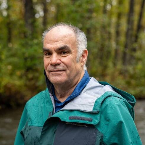 Mark Myers, a commissioner with the United States Arctic Research Commission, sees geologic hydrogen as a promising path toward reducing global carbon emissions. Credit: Loren Holmes/ADN