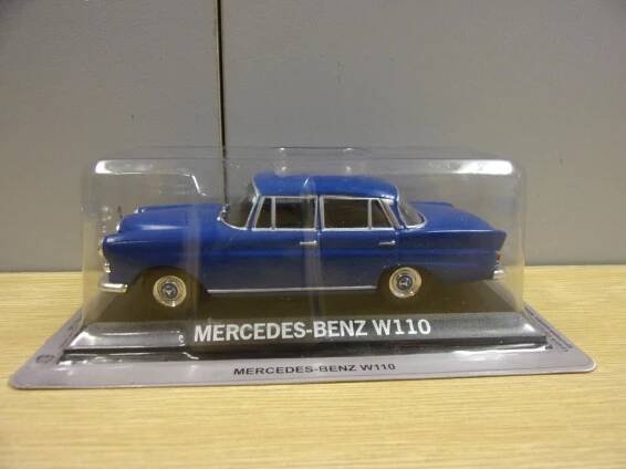 Retro kovové autíčko DeAgostini 1:43 MERCEDES-BENZ W 110, veterán