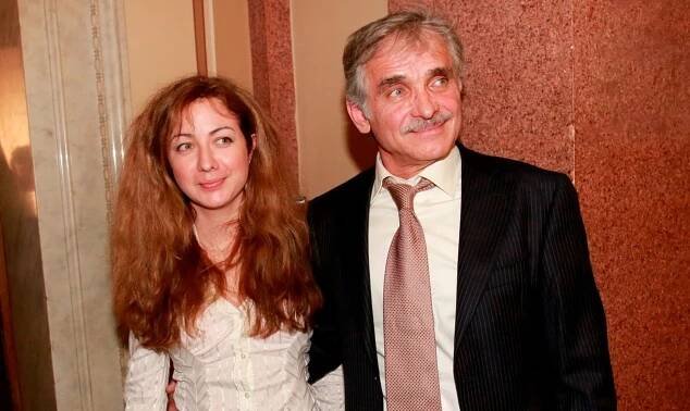 Oldřich Kaiser s dcerou Karolínou, kterou má s Naďou Konvalinkovou.