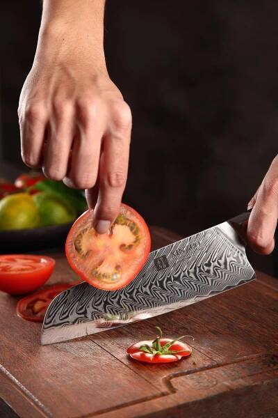 Santoku nůž XinZuo Feng B32 7.3"