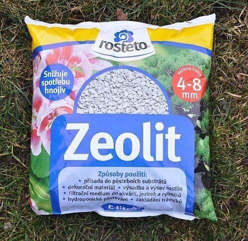 zeolit 5 litrů, 4-8 mm