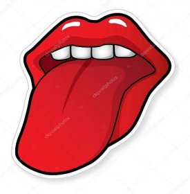 Open mouth with tongue Stock Vector by ©JoeArt 6185780