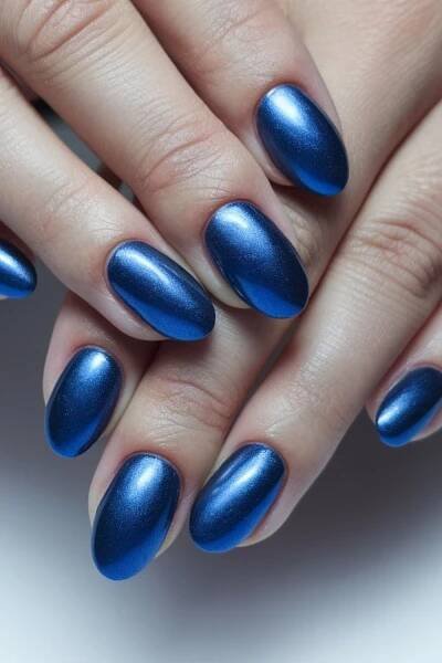 14 Stunning Blue Gel Nail Styles You’ll Want to Try Now in 2025 - My Nail Gallery
