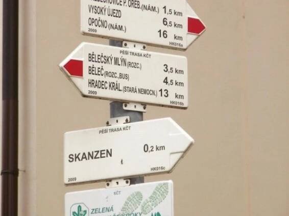 turistické rozcestí Krňovice