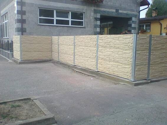 Betonové ploty Znojmo, Třebíč, Jemnice, Dačice, Náměšť nad Oslavou 