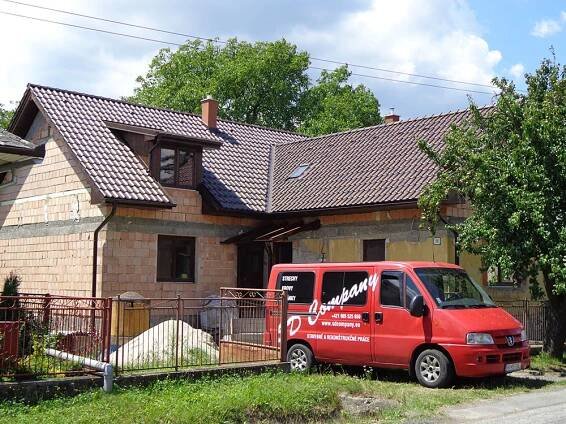 Výstavba strechy – Drienov – SD Company s.r.o.