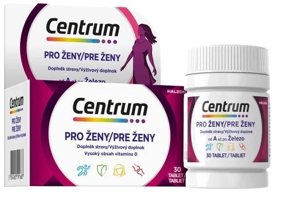 Centrum multivitamín pro ženy 30 tablet