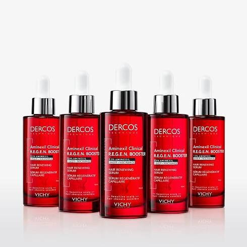 Vichy DERCOS Aminexil Clinical R.E.G.E.N. Booster sérum proti vypadávání vlasů 90 ml
