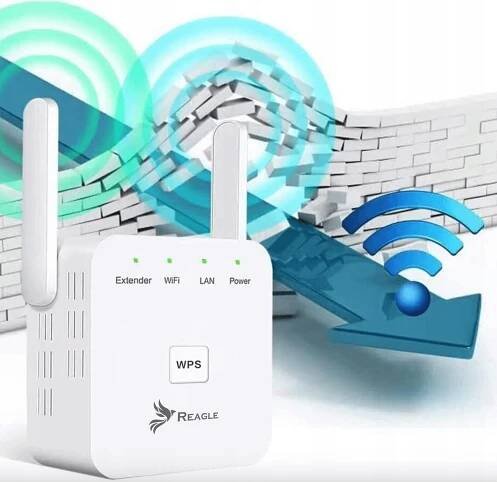ZESILOVAČ SIGNÁLU WIFI 2.4 GHz 802.11n REAPETER 300MB/S EXTENDER Wi-Fi Pásmo 2,4 GHz