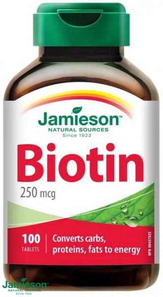 JAMIESON Biotin 250 mcg 100 tablet