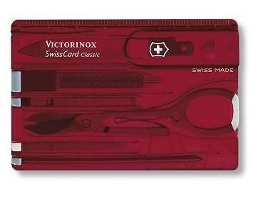 Victorinox 0.7100.T SwissCard Classic Ruby