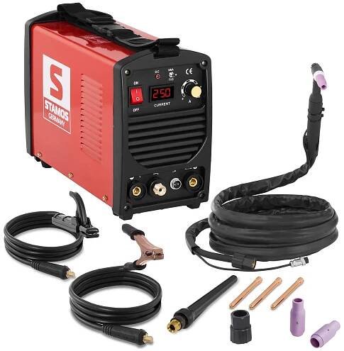 TIG svářečka - 250 A - 230 V - puls - přenosná