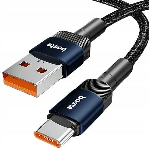 BOSTE KABEL USB-A USB-C TYPE-C 3A QUICK CHARGE 3.0 SILNÝ RYCHLÝ 2 M
