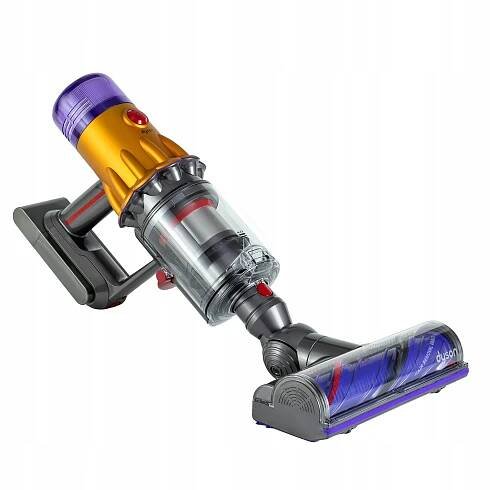 TYČOVÝ VYSAVAČ DYSON VÝKONNÝ DETECT SLIM ABSOLUTE UV PODSVÍCENÍ STŘÍBRNÝ Další funkce akumulatorowe