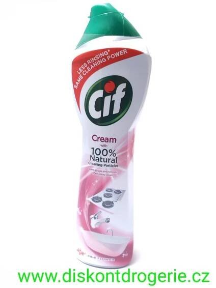 CIF 500 ML CREAM PINK FLOWER : Drogerie, parfémy, BIO produkty