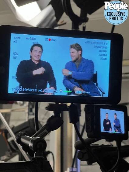exclusive behind the scenes photos from the FUBAR premiere day and press day, courtesy of star Travis Van Winkle