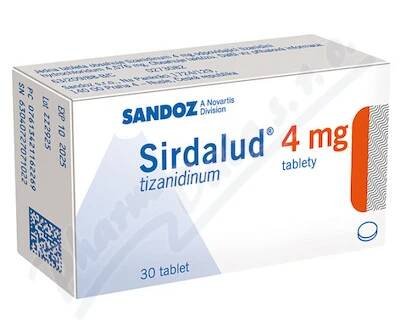 Sirdalud 4mg tbl.nob.30