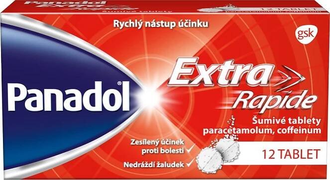 Panadol Extra Rapide 12 tbl. od 98 Kč